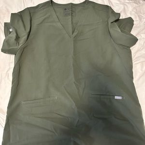 Figs dark moss scrub set